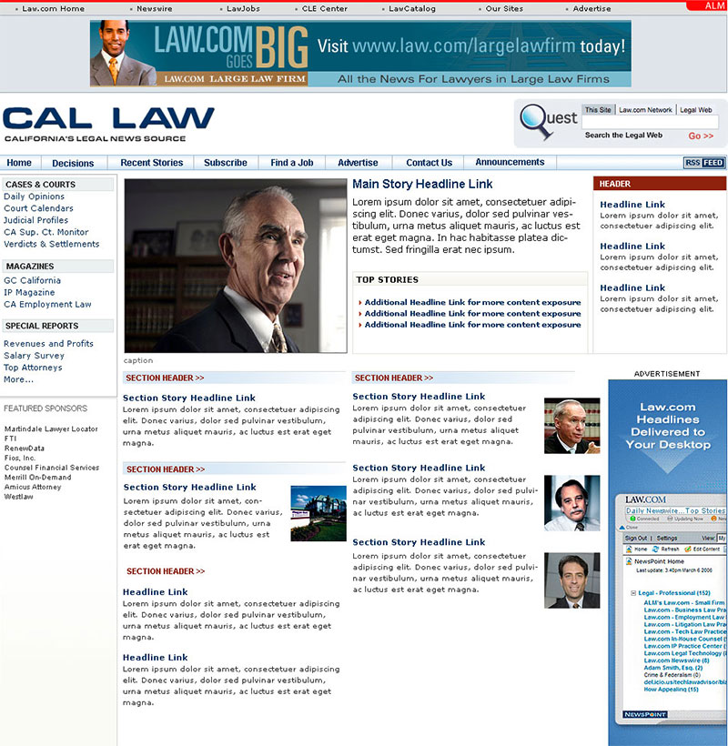 Cal law Website