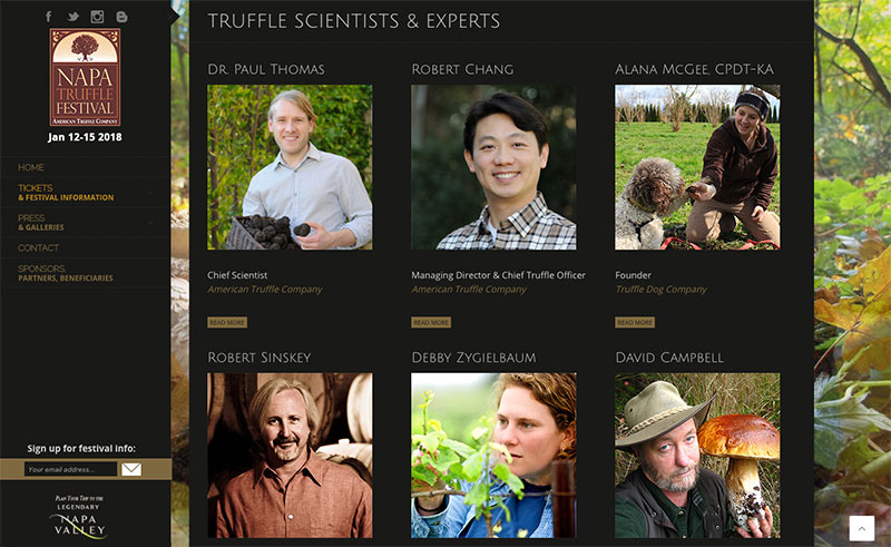 Truffles experts page